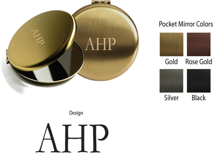Alpha Eta Rho Lettered Pocket Mirrors