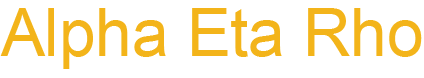 Alpha Eta Rho Permanent Stickers