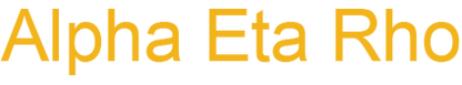Alpha Eta Rho Permanent Stickers