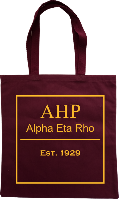 Alpha Eta Rho Tote Bags