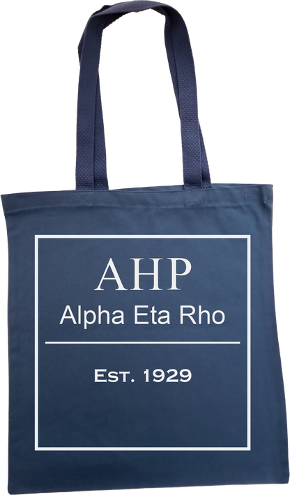 Alpha Eta Rho Tote Bags