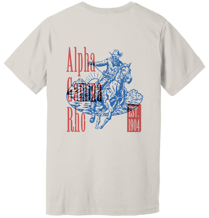 Alpha Gamma Rho Cowboy Graphic T-Shirt