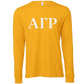 Alpha Gamma Rho Lettered Long Sleeve T-Shirts