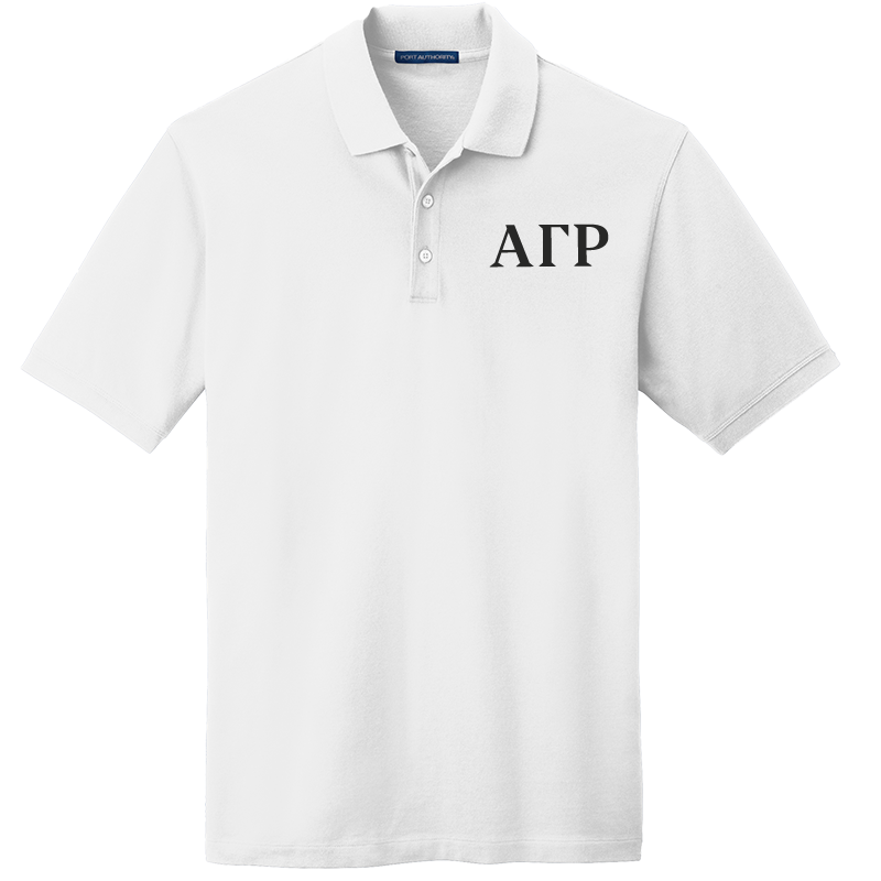 Alpha Gamma Rho Men's Embroidered Polo Shirt