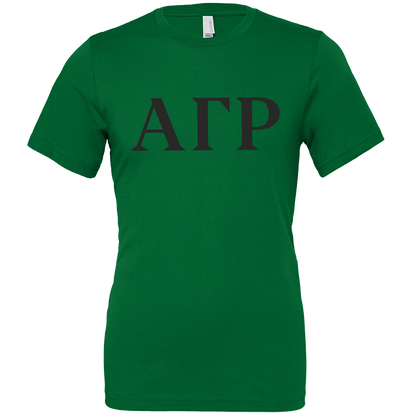 Alpha Gamma Rho Lettered Short Sleeve T-Shirts