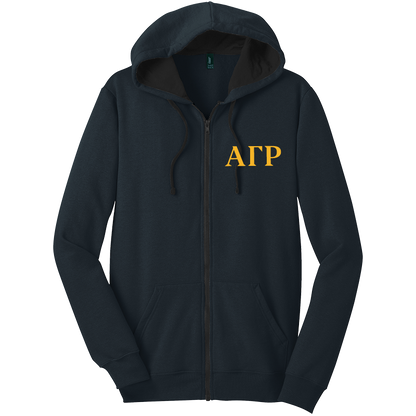 Alpha Gamma Rho Zip-Up Hooded Sweatshirts