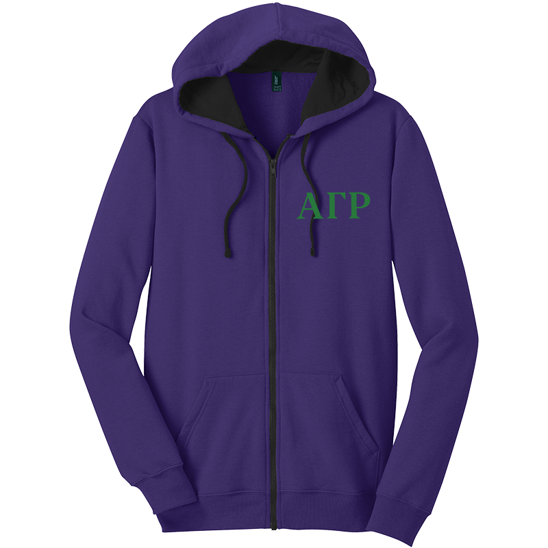 Alpha Gamma Rho Zip-Up Hooded Sweatshirts