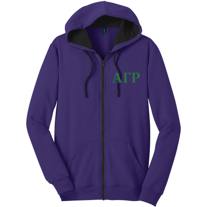 Alpha Gamma Rho Zip-Up Hooded Sweatshirts