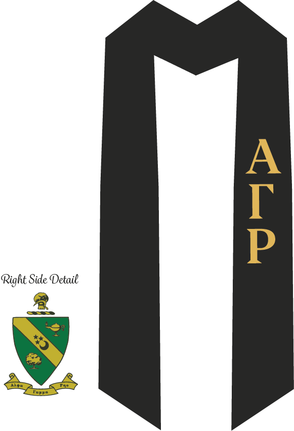 Alpha Gamma Rho Graduation Stoles
