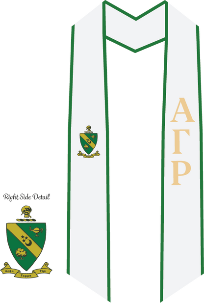 Alpha Gamma Rho Graduation Stoles