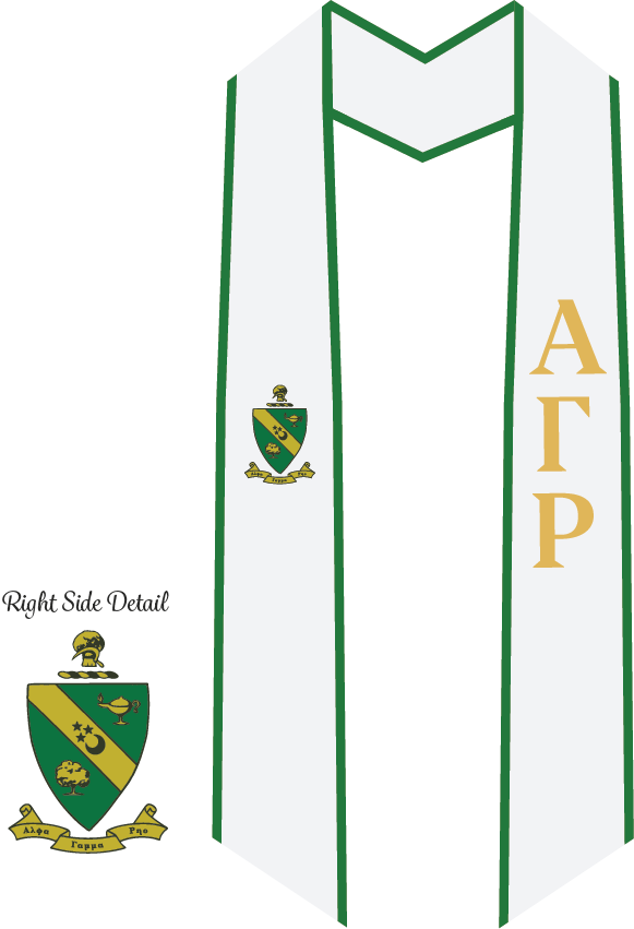 Alpha Gamma Rho Graduation Stoles