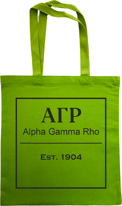 Alpha Gamma Rho Tote Bags
