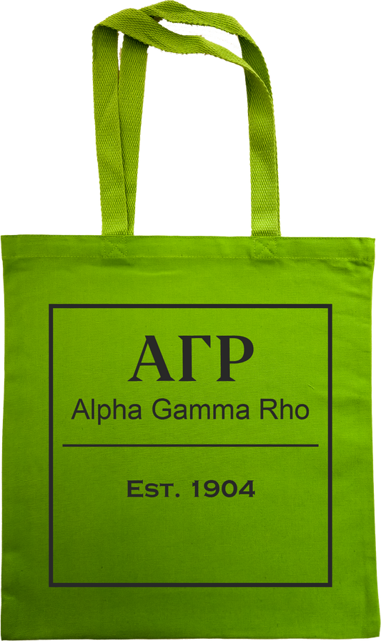Alpha Gamma Rho Tote Bags