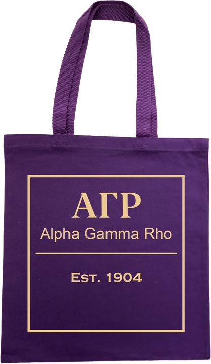 Alpha Gamma Rho Tote Bags