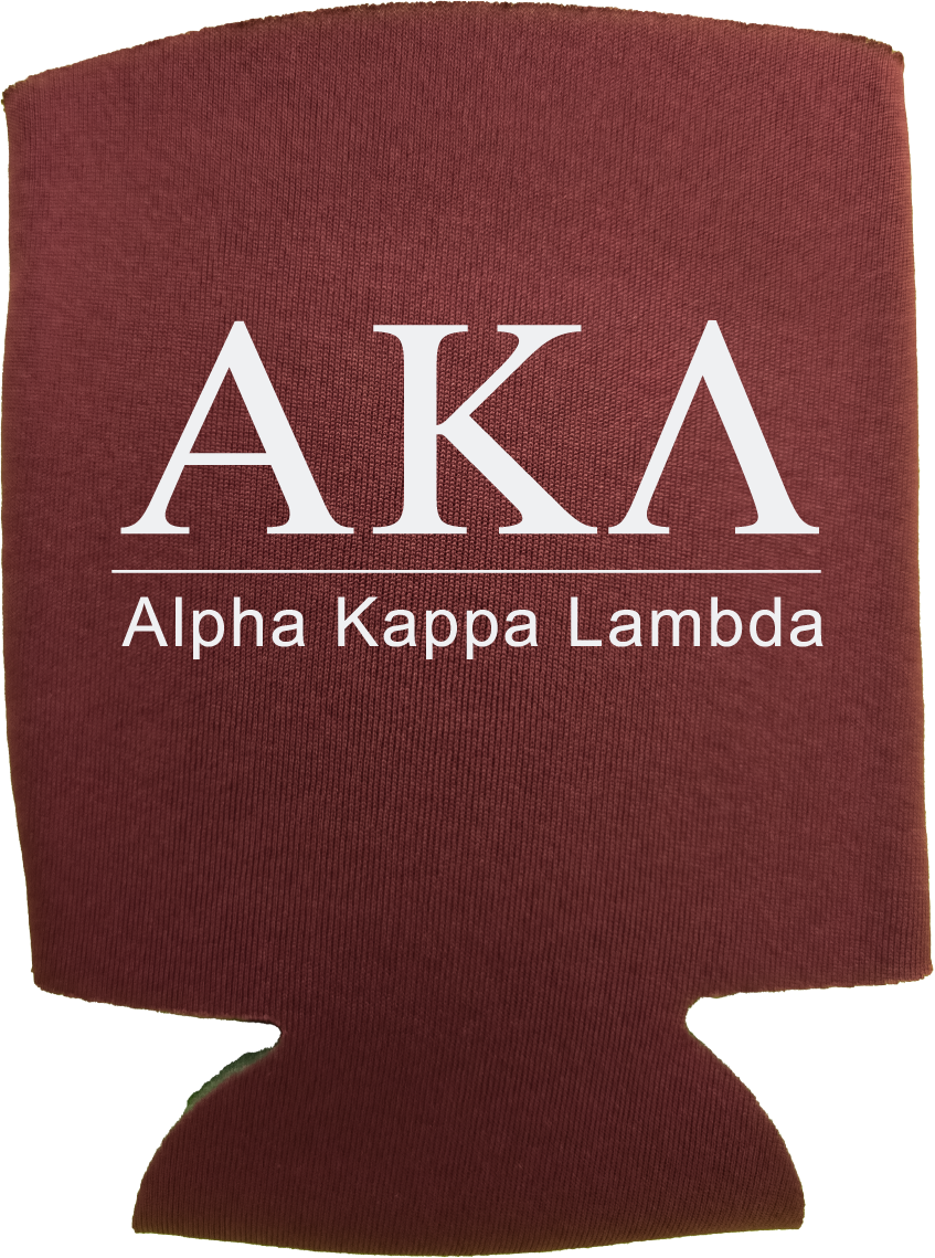 Alpha Kappa Lambda Can Coozies