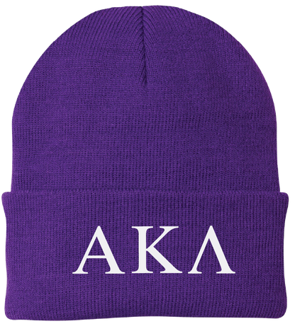 Alpha Kappa Lambda Lettered Beanies