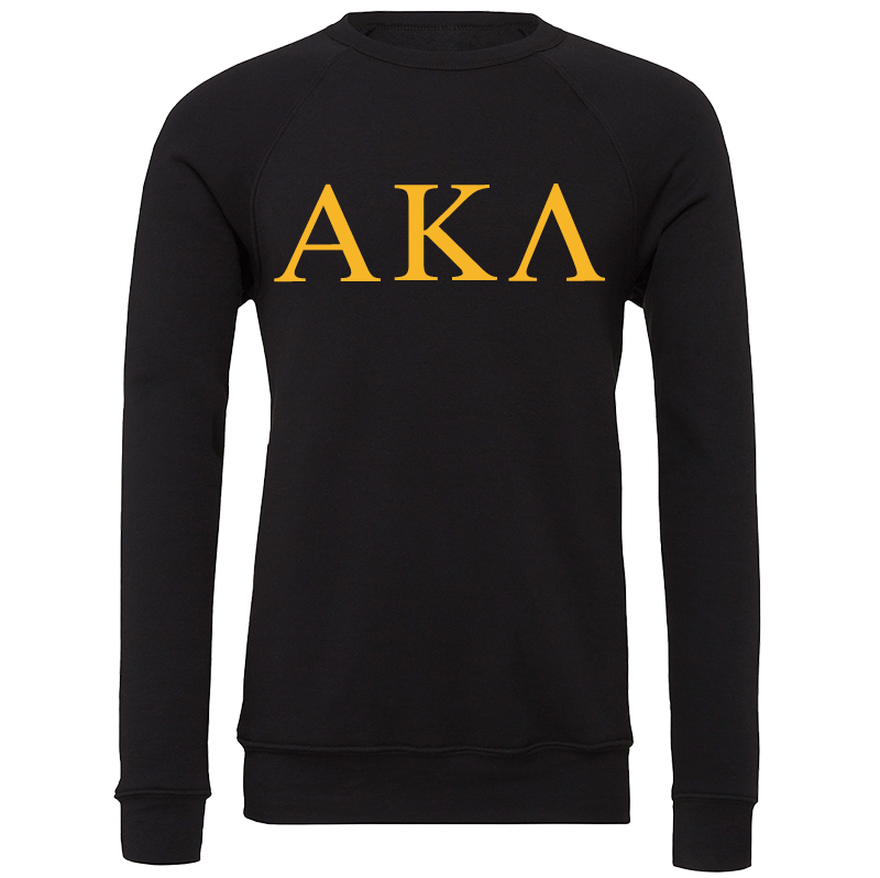 Alpha Kappa Lambda Lettered Crewneck Sweatshirts
