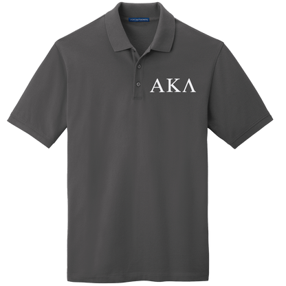 Alpha Kappa Lambda Men's Embroidered Polo Shirt