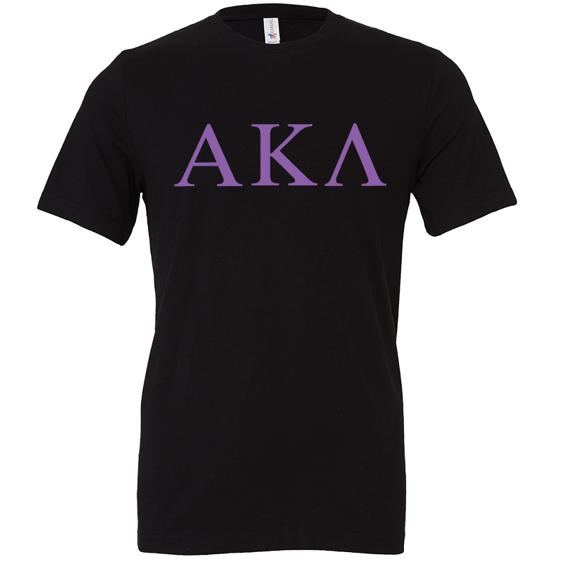 Alpha Kappa Lambda Lettered Short Sleeve T-Shirts