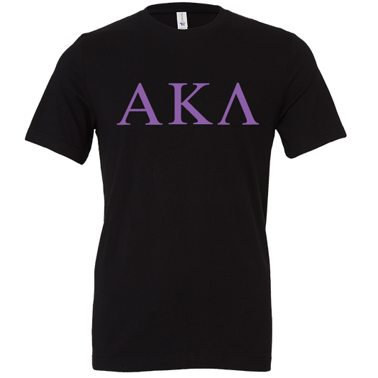 Alpha Kappa Lambda Lettered Short Sleeve T-Shirts