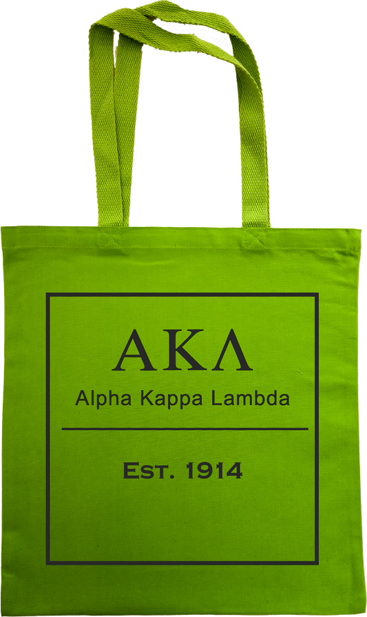 Alpha Kappa Lambda Tote Bags