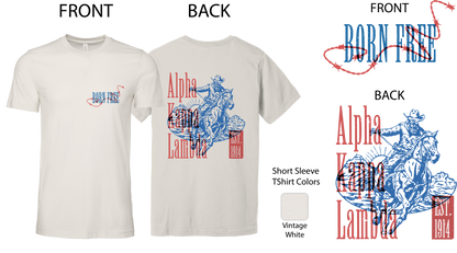 Alpha Kappa Lambda Cowboy Graphic T-Shirt