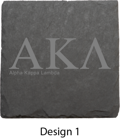 Alpha Kappa Lambda Stone Coasters - 4-Pack