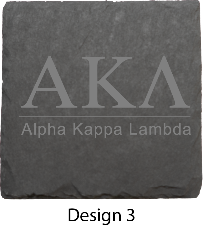 Alpha Kappa Lambda Stone Coasters - 4-Pack