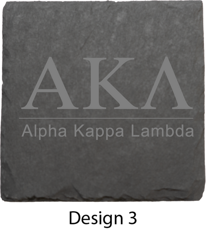 Alpha Kappa Lambda Stone Coasters - 4-Pack