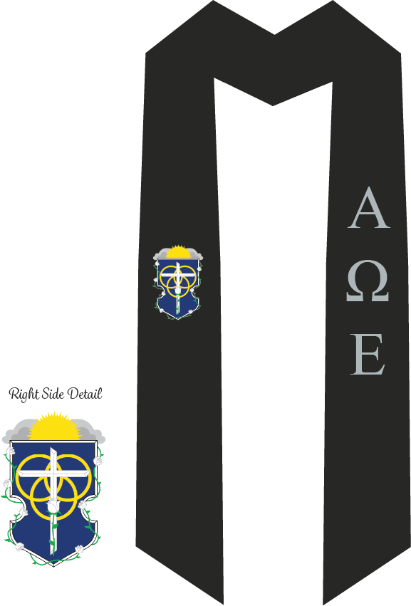 Alpha Omega Epsilon Graduation Stoles Greek Graduate