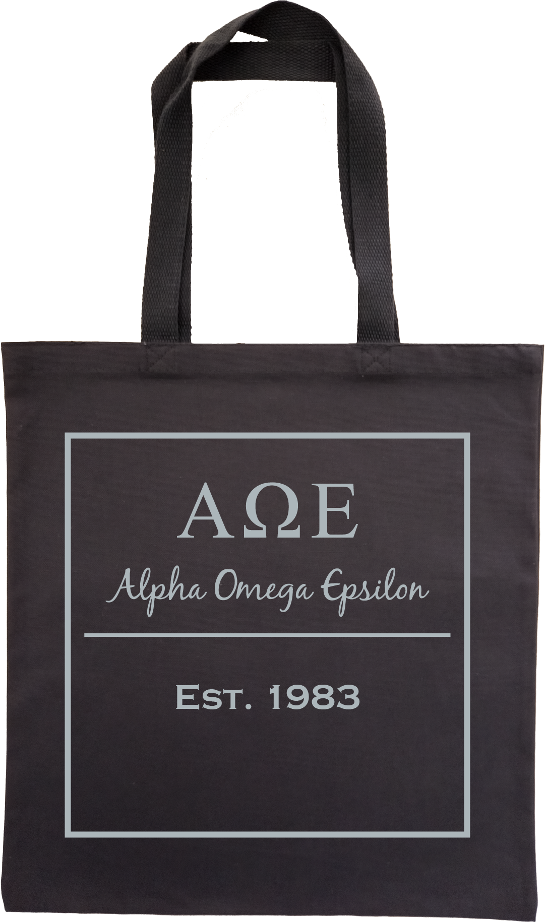 Alpha Omega Epsilon Tote Bags