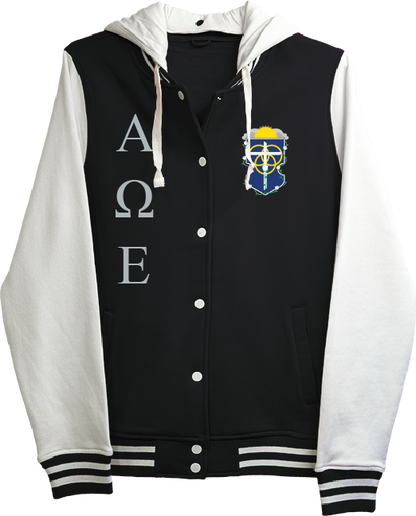 Alpha Omega Epsilon Varsity Hooded Sweatshirt