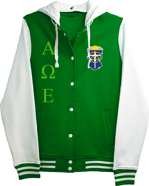 Alpha Omega Epsilon Varsity Hooded Sweatshirt
