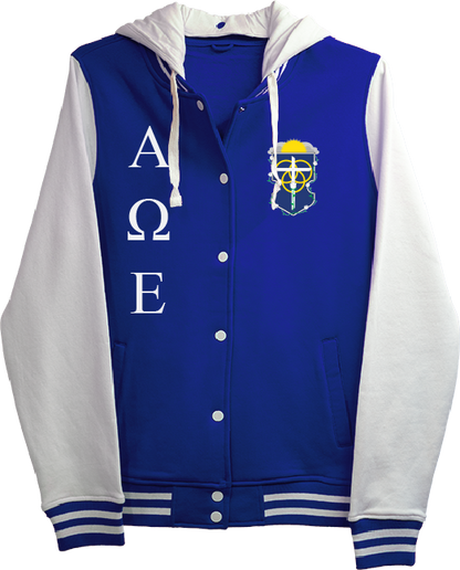 Alpha Omega Epsilon Varsity Hooded Sweatshirt