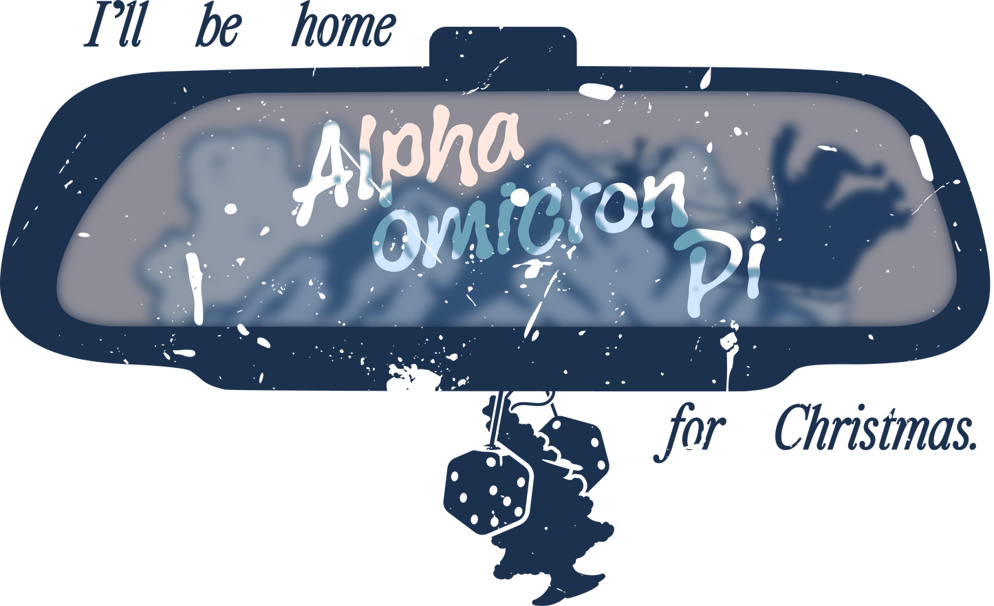Alpha Omicron Pi Holiday Road Trip Graphic Tee