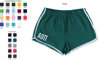 Alpha Omicron Pi Lettered Women's Shorts