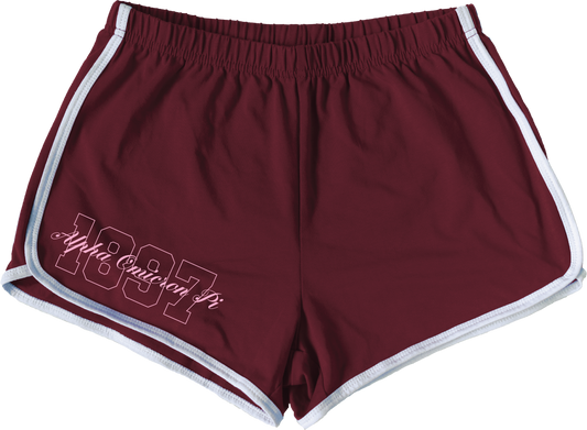 Alpha Omicron Pi Year and Name Women's Shorts