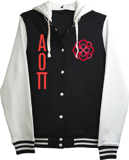 Alpha Omicron Pi Hooded Sweatshirt