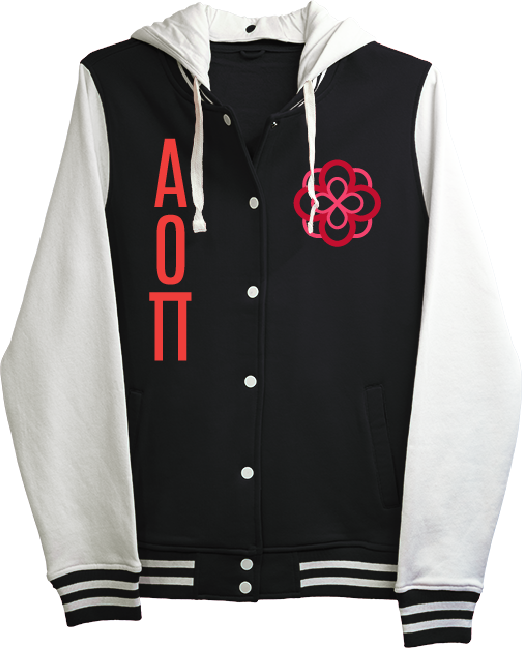 Alpha Omicron Pi Hooded Sweatshirt