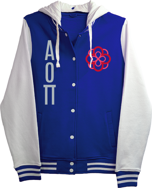 Alpha Omicron Pi Hooded Sweatshirt