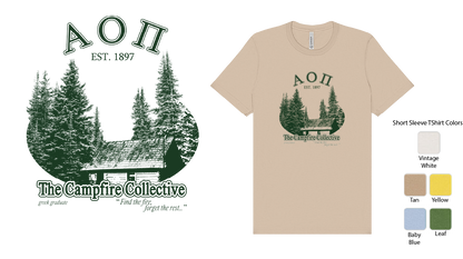 Alpha Omicron Pi Forest Graphic T-Shirt