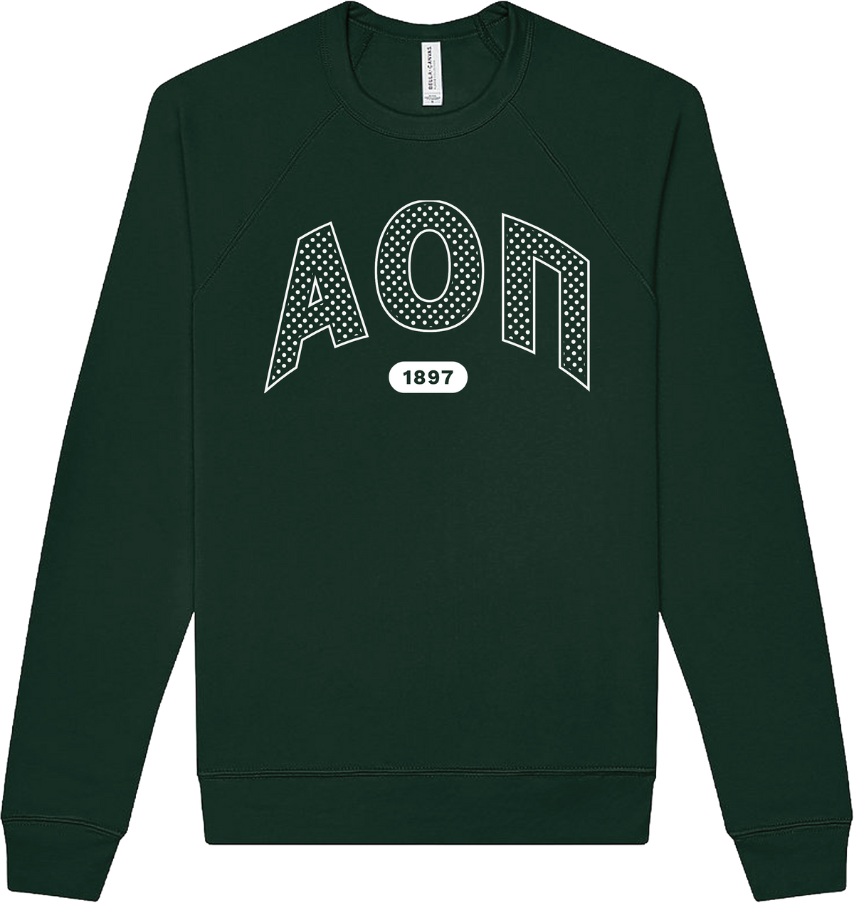 Alpha Omicron Pi polka dot forest