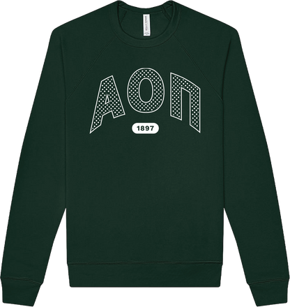Alpha Omicron Pi polka dot forest