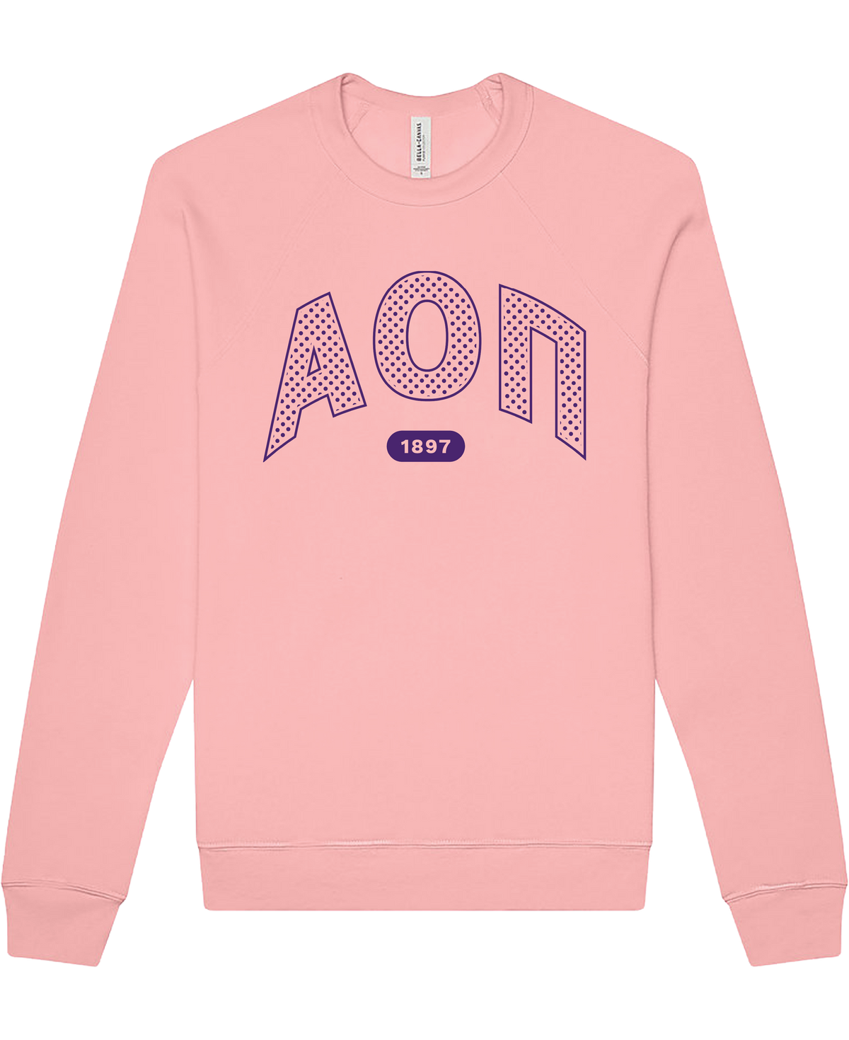 Alpha Omicron Pi polka dot in pink
