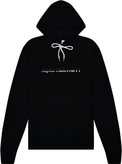 Alpha Omicron Pi Stitched Outline Hoodies