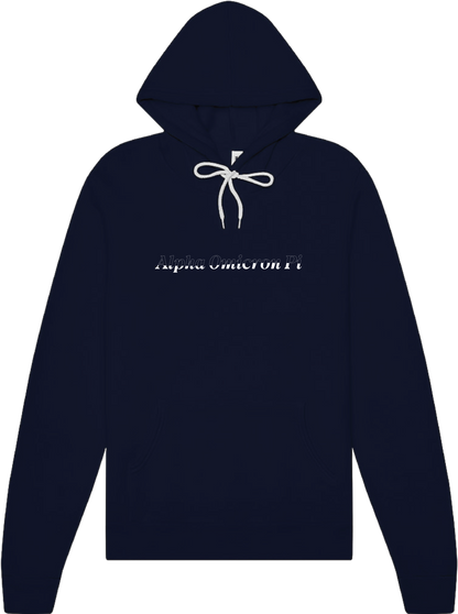 Alpha Omicron Pi Stitched Outline Hoodies