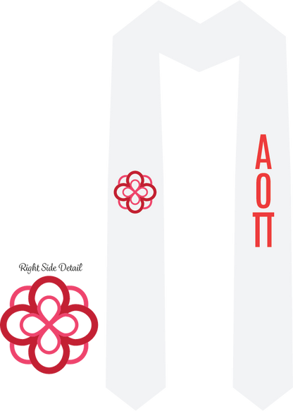 Alpha Omicron Pi Graduation Stoles