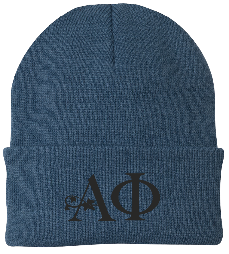 Alpha Phi Lettered Beanies