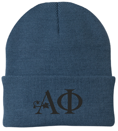 Alpha Phi Lettered Beanies