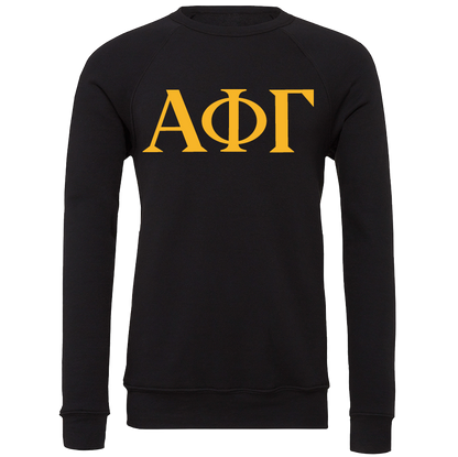 Alpha Phi Gamma Lettered Crewneck Sweatshirts